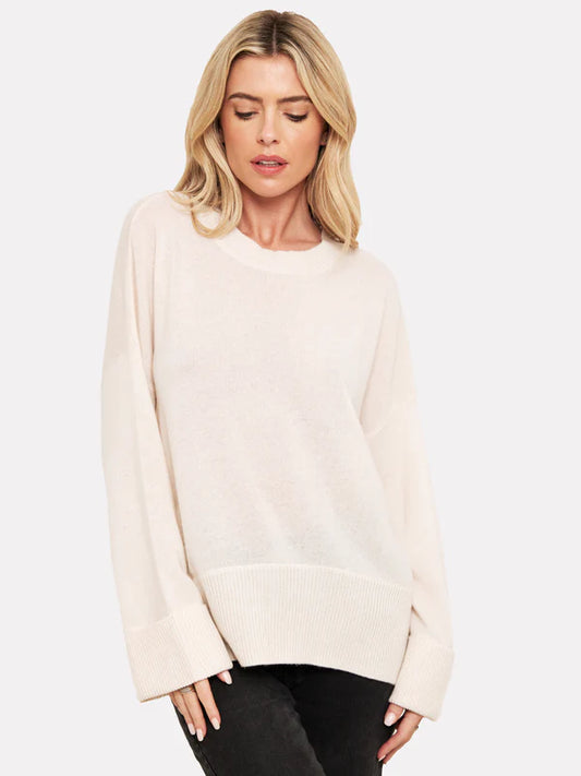 Jamie Boyfriend Crew Neck - Cygnet