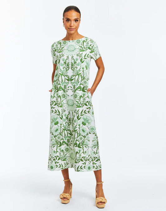 Adria Midi Dress - Green