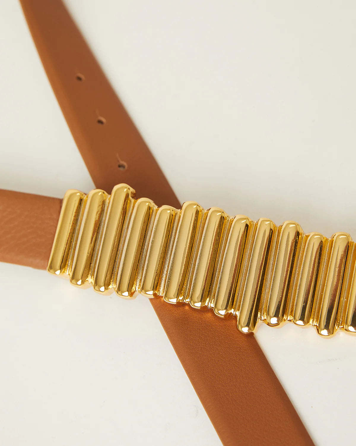 Vesna Leather Belt - Cuoio Gold
