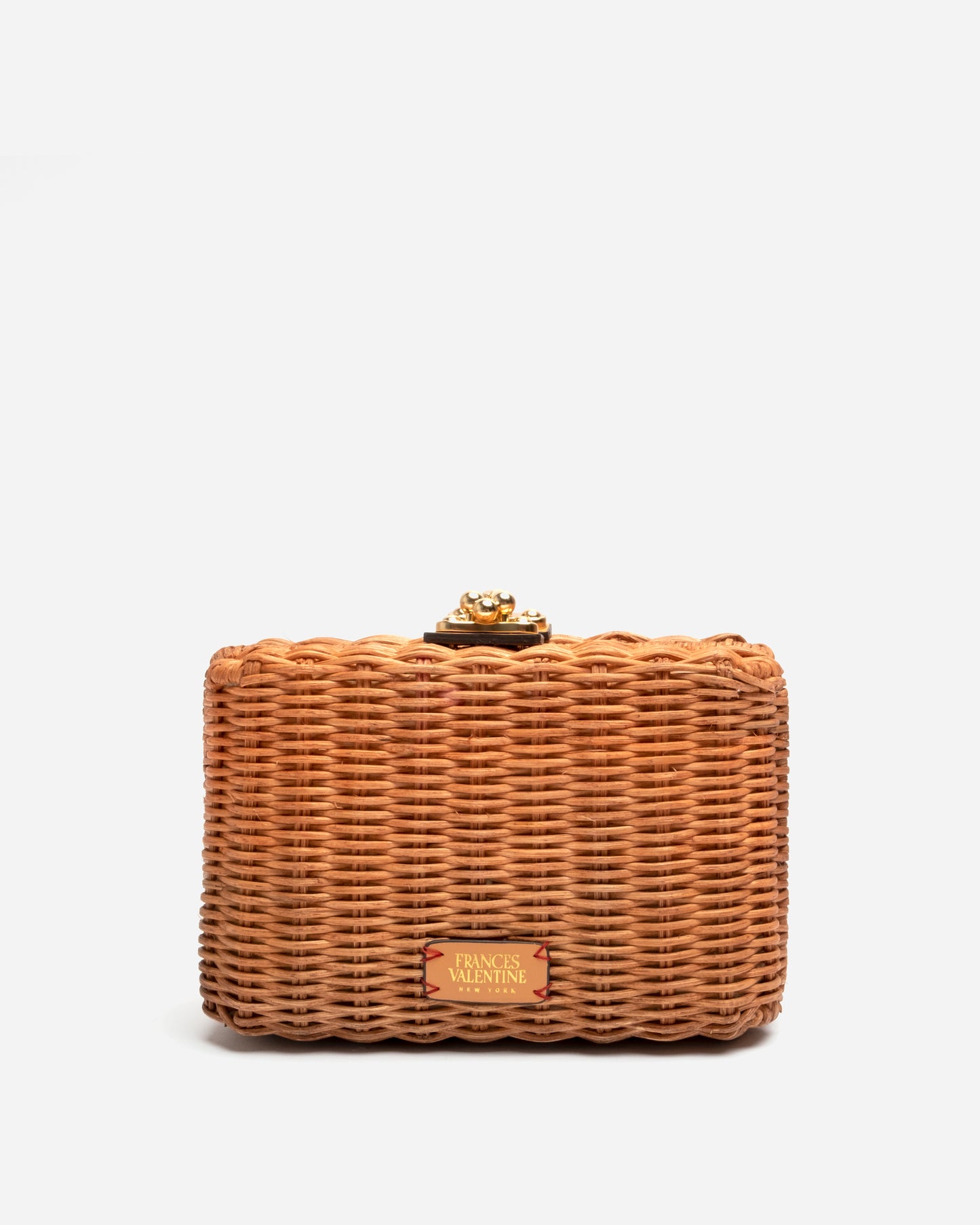 Paige Box Clutch - Wicker Toast