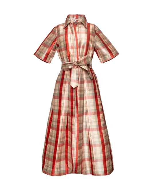 Bella Maxi Dress - Plaid