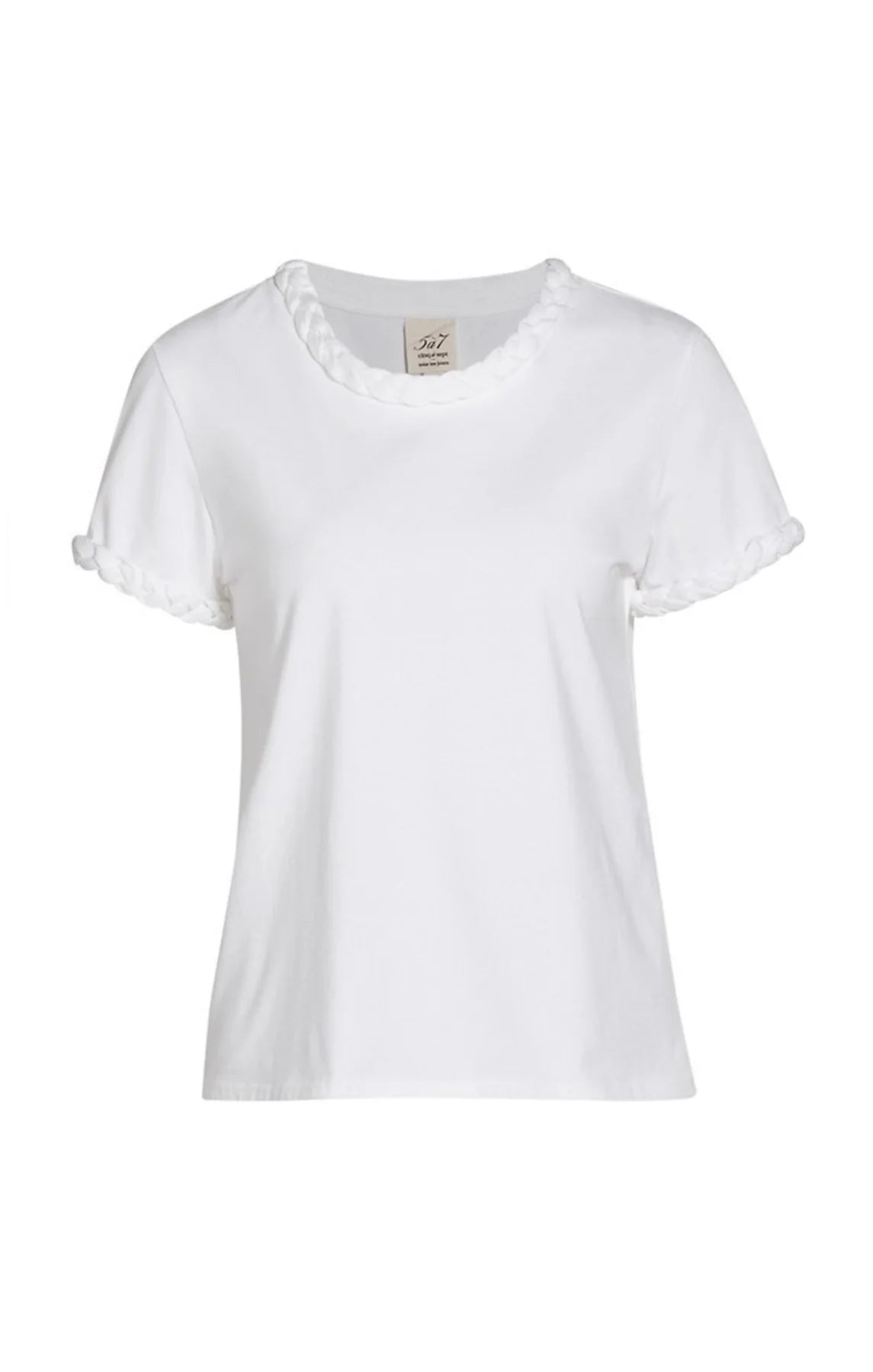 Braided Tee - White