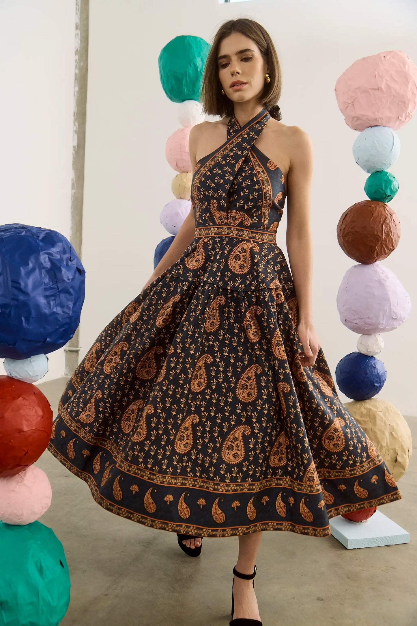 Bellamy Dress - Glen Paisley