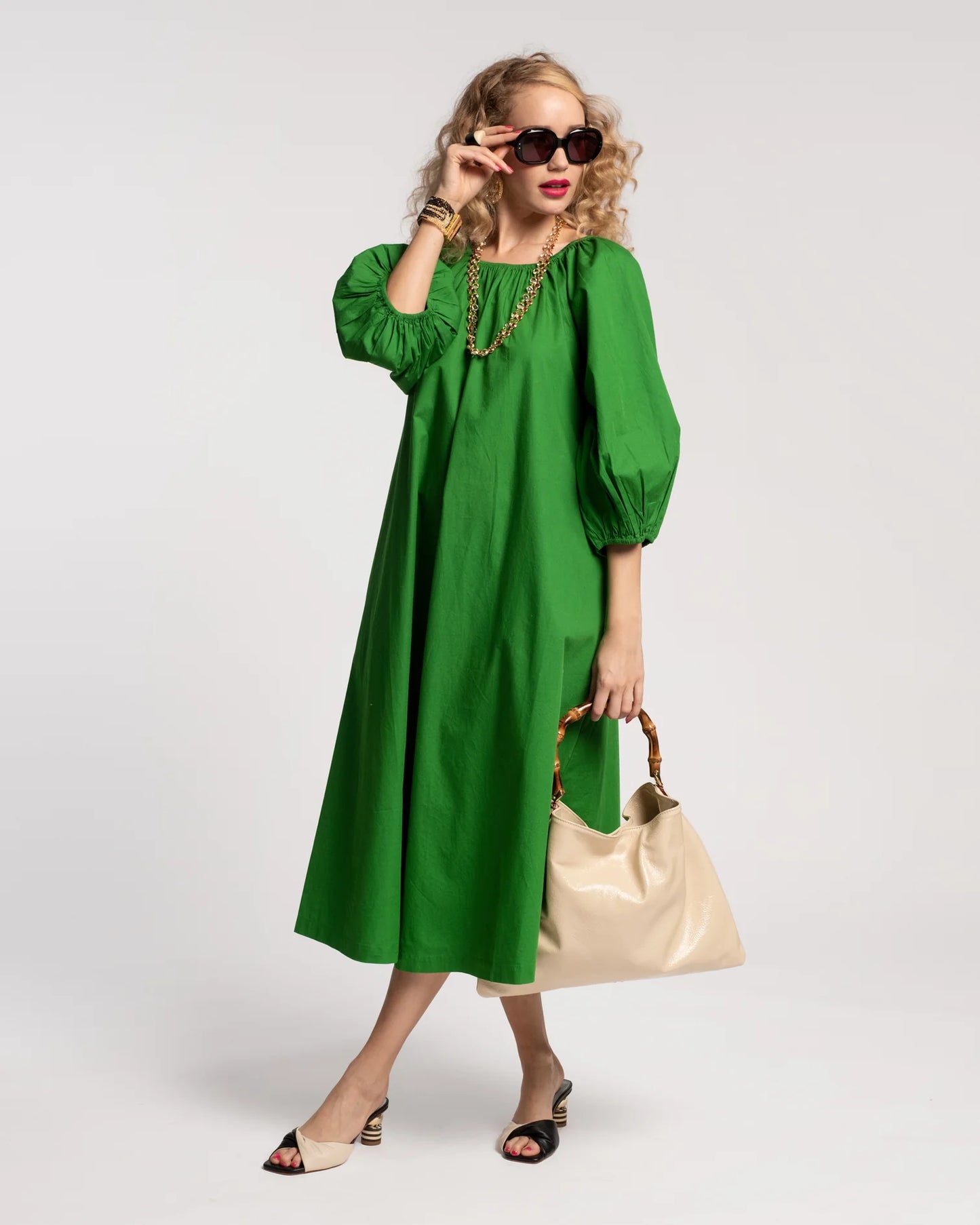 Bliss Midi Dress - Green