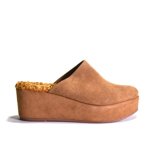 Camryn-Fur - Clove Suede