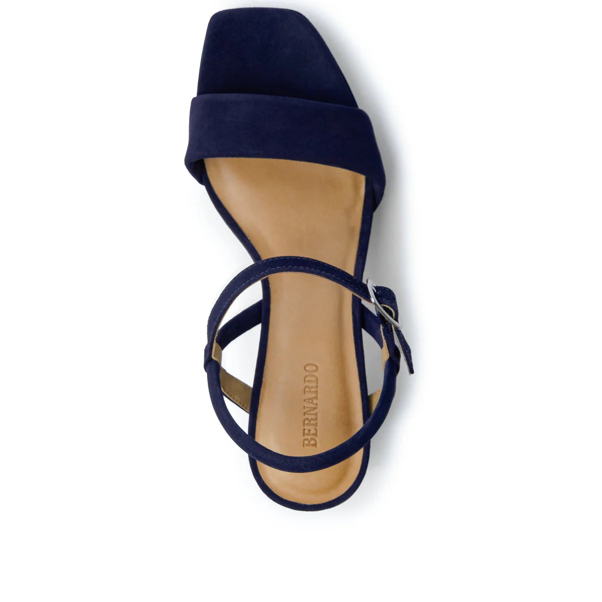 Canto Platform Sandal - Navy Suede