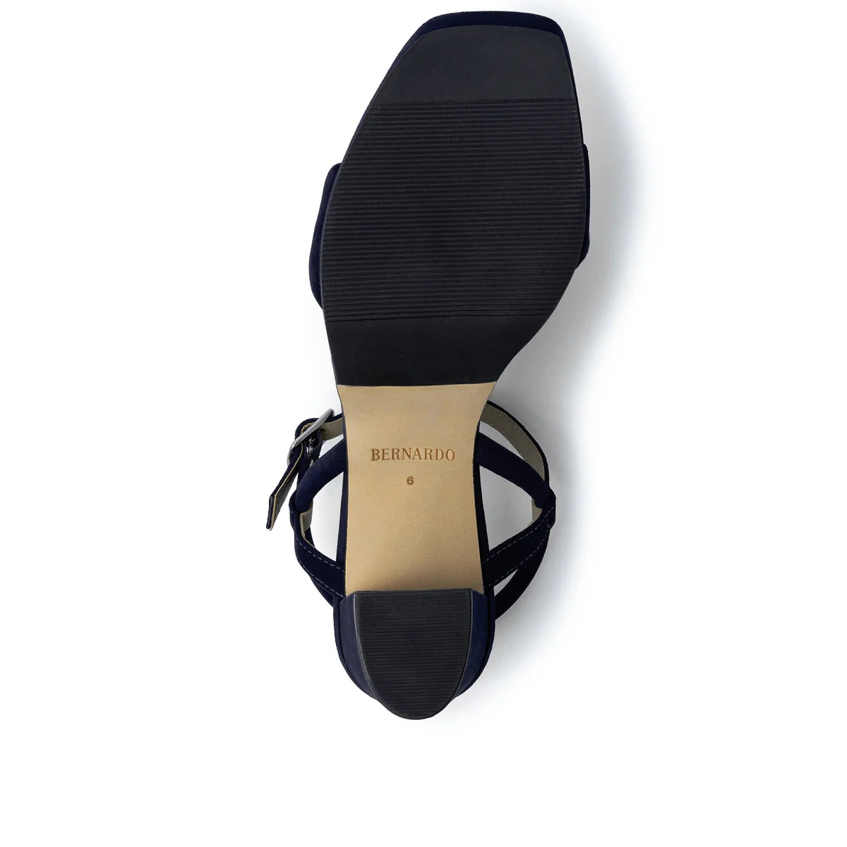 Canto Platform Sandal - Navy Suede