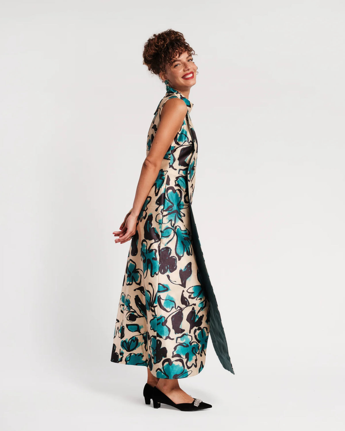 Carlyle Maxi Dress - Abstract Meadow