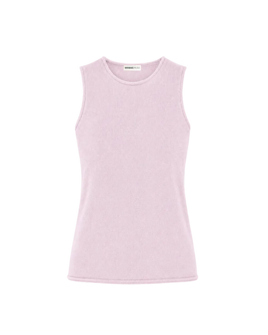 Cashmere Crew Shell - Rose Petal