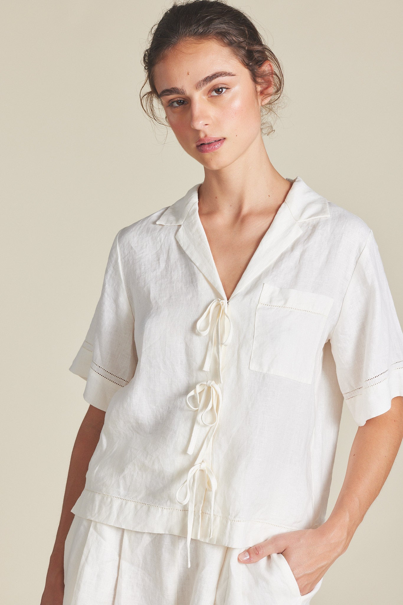 Inez Shirt - Ivory