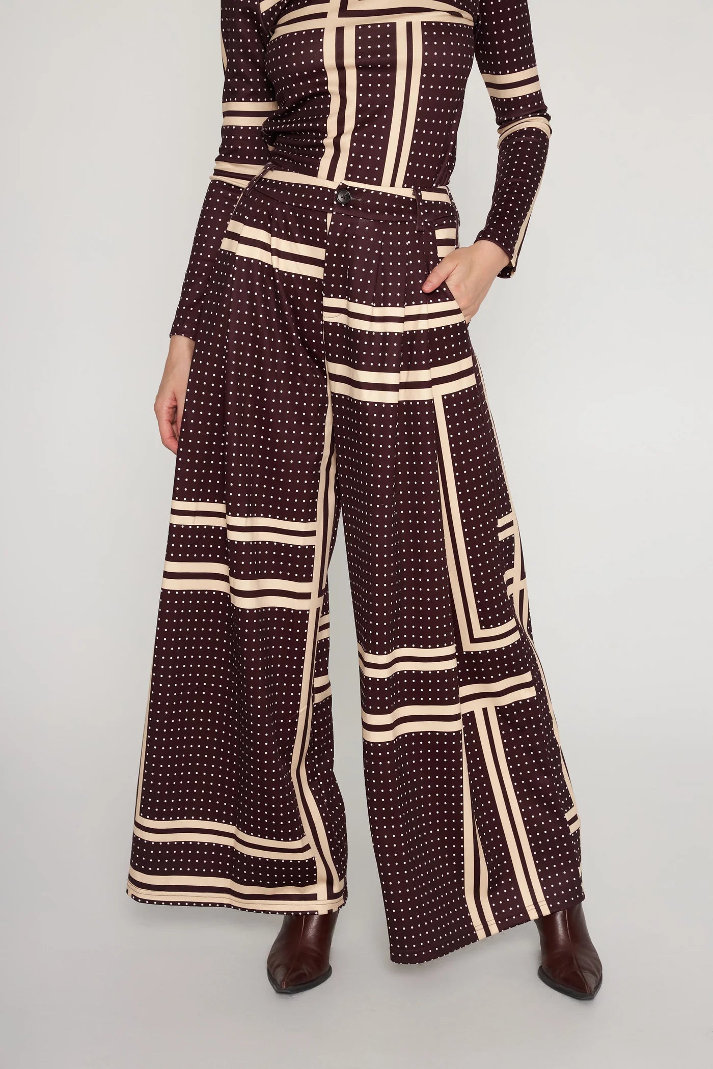 Diana Pant - Bardot Polka