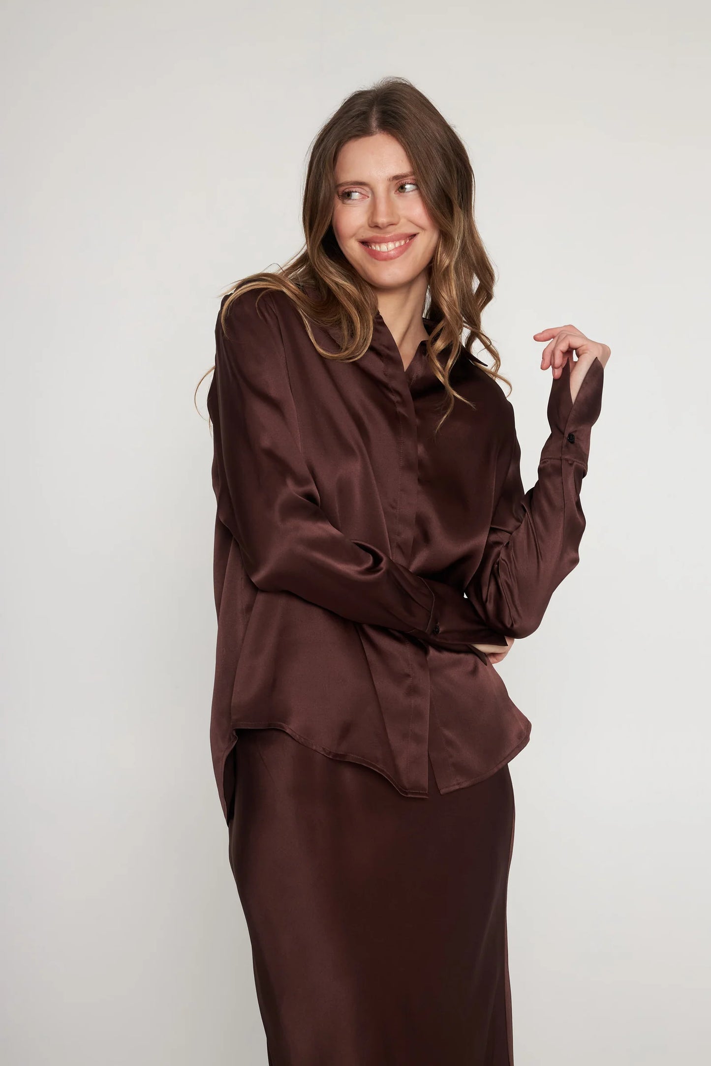 Sophie Blouse - Brown