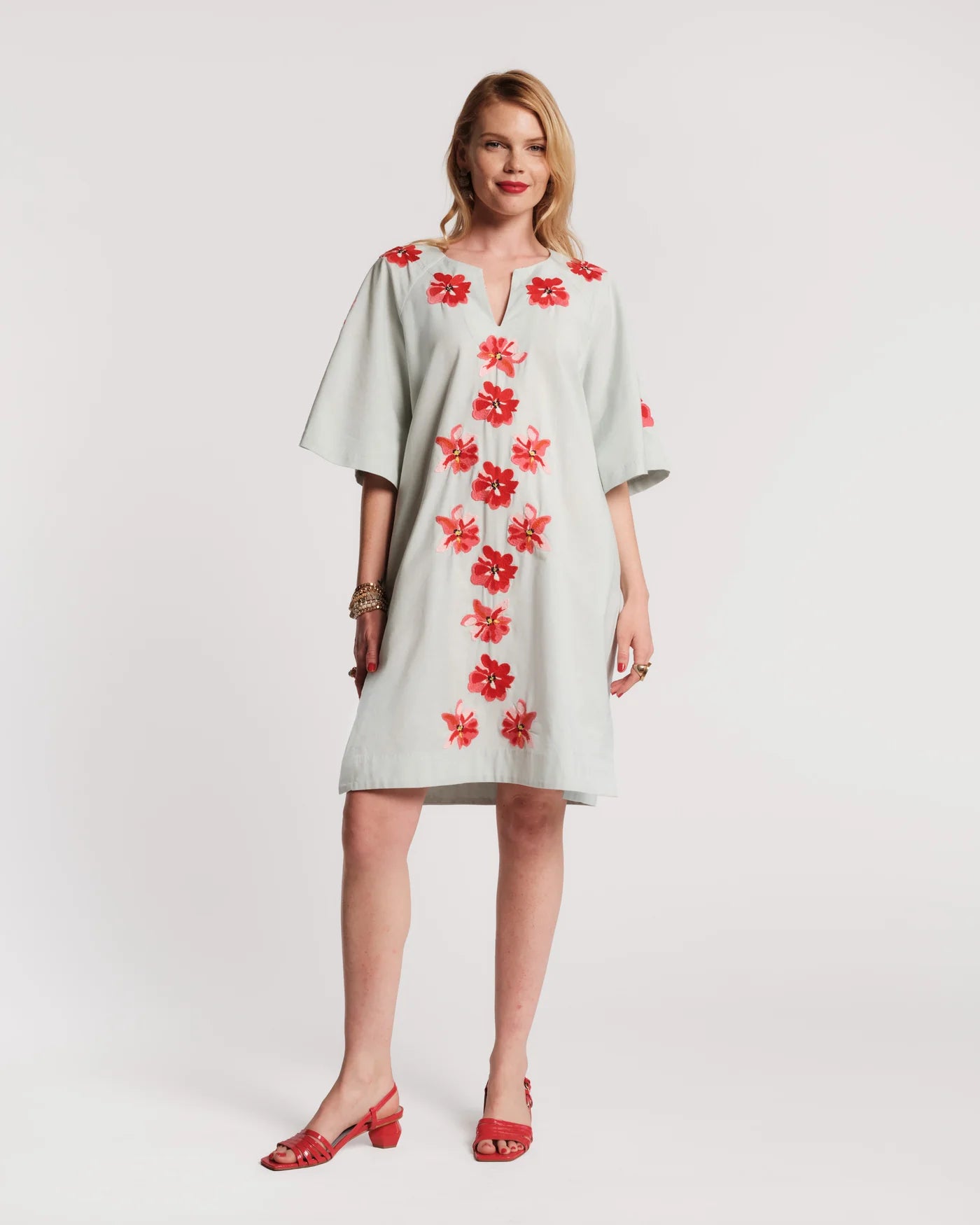 Charming Caftan Mini - Georgia Embroidered
