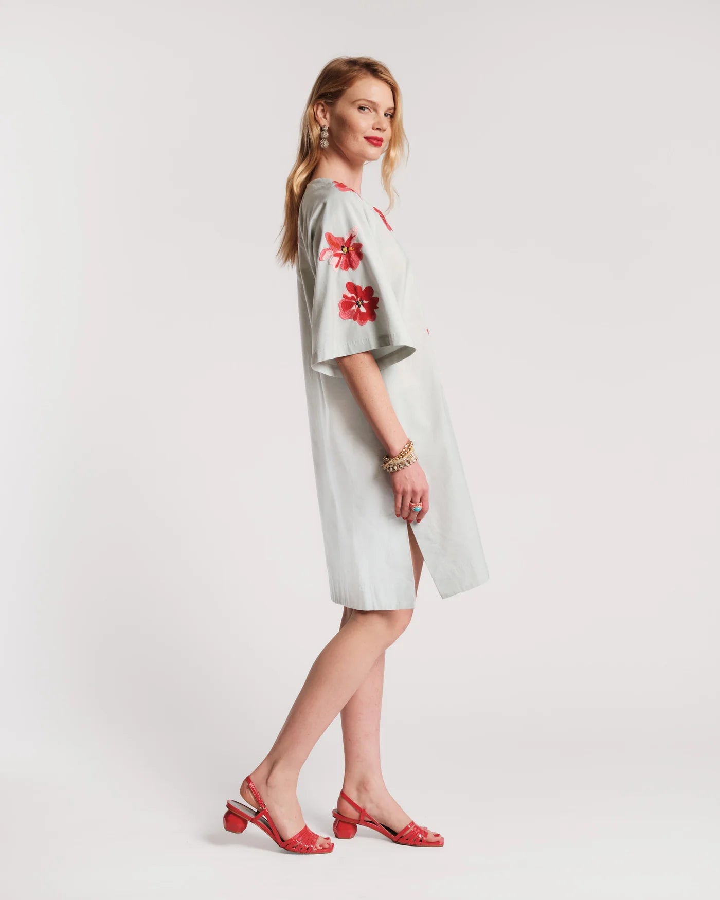 Charming Caftan Mini - Georgia Embroidered