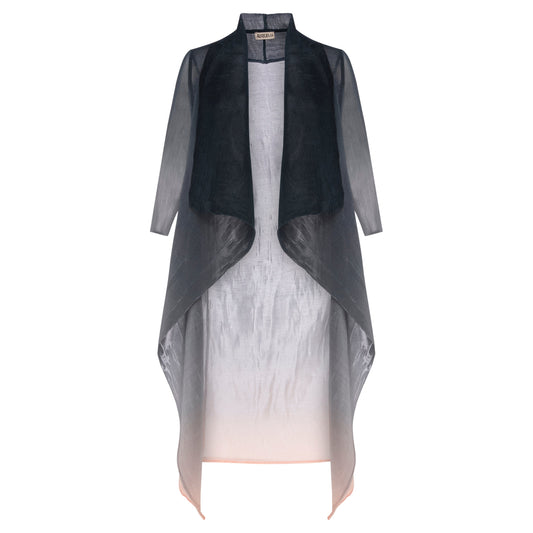 Collare Coat - Charcoal Goes Light