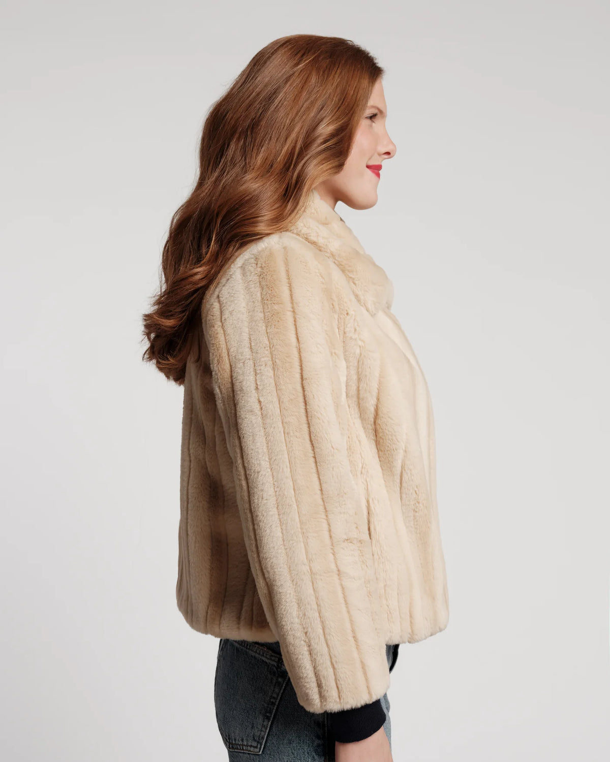 Babe Faux Fur Jacket - Natural