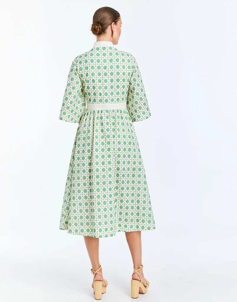 Carmen Midi Dress - Solihiya Green Rebecca & Maria's Carmen Midi Dress - Solihiya Green Rebecca & Maria's