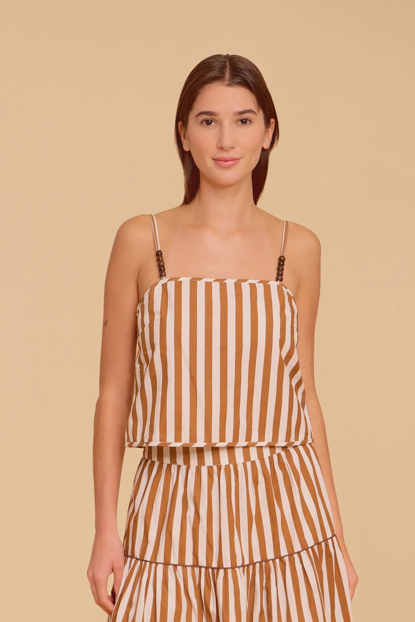 Carter Top - Tuck Stripes