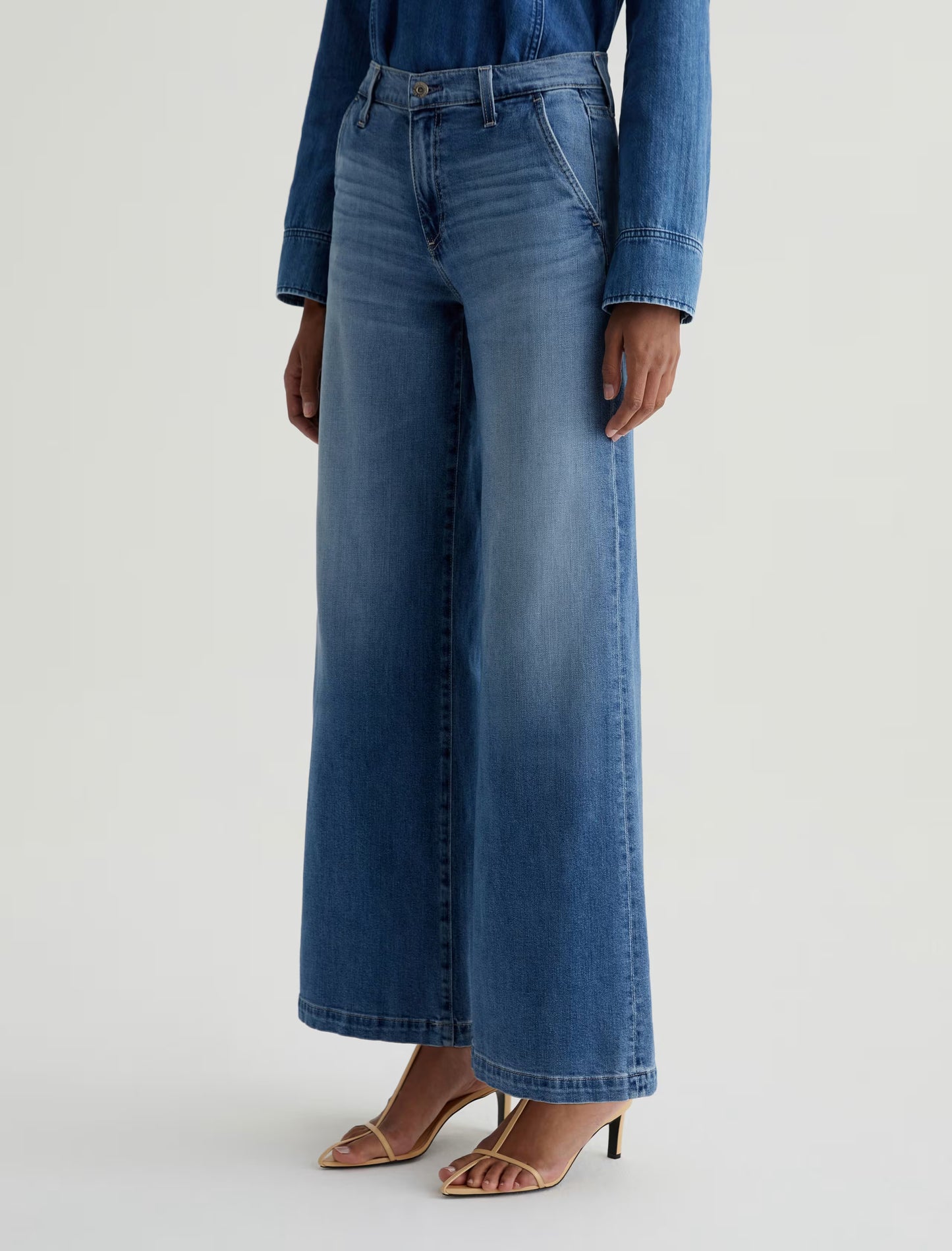 Stella Low Slung Palazzo - Nautical Mile