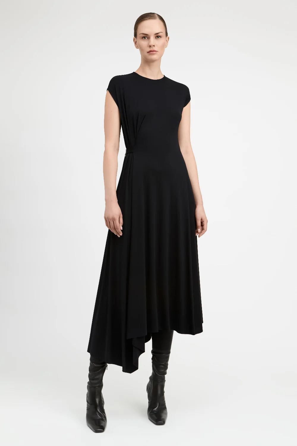 Rosario Midi Dress - Black