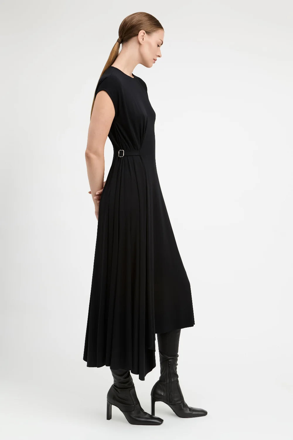 Rosario Midi Dress - Black