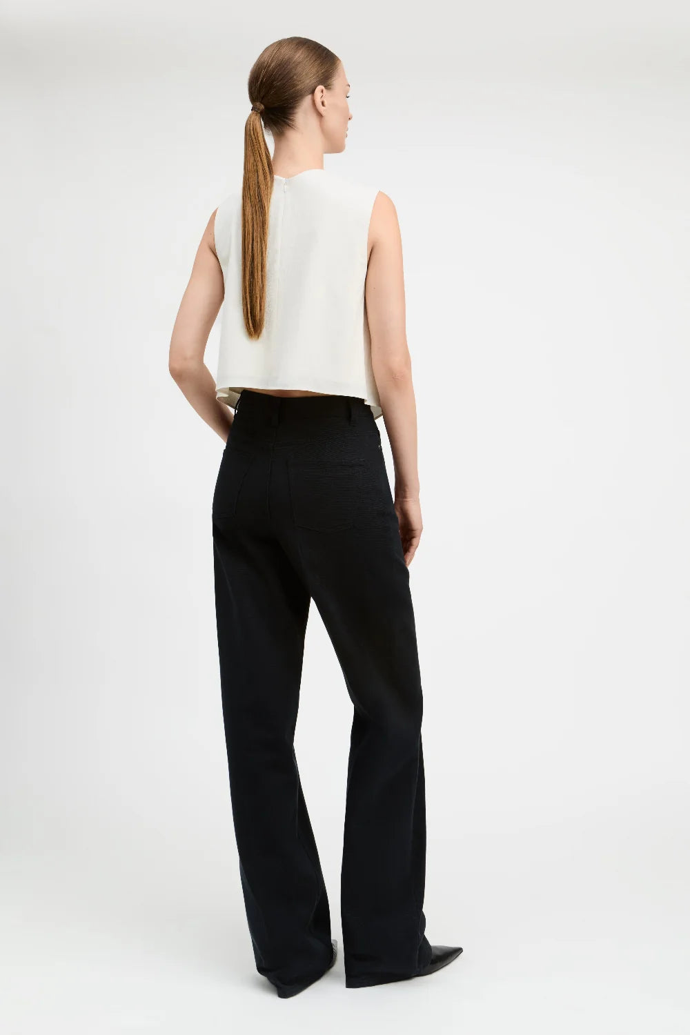 Ubah Origami Pleated Top - Ivory