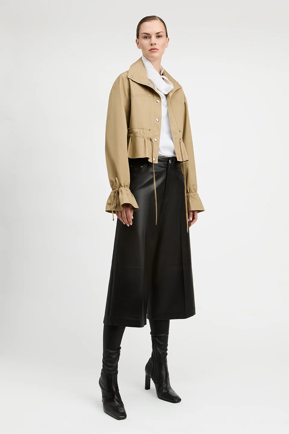Penn Cropped Jacket - Canteen