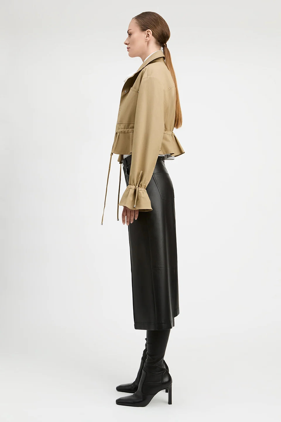 Penn Cropped Jacket - Canteen