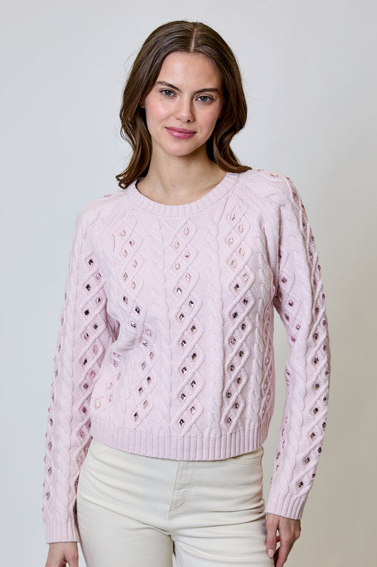 Cary Sweater - Pearly Pink