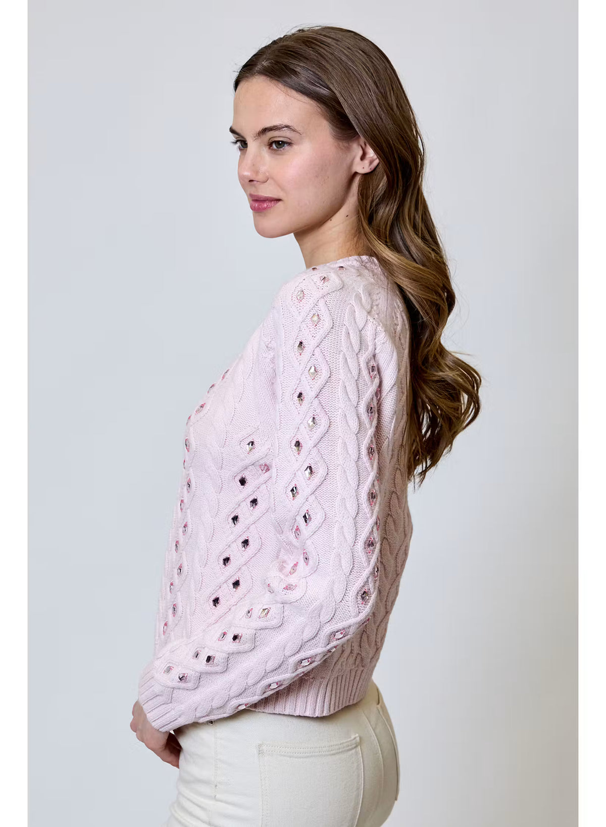 Cary Sweater - Pearly Pink