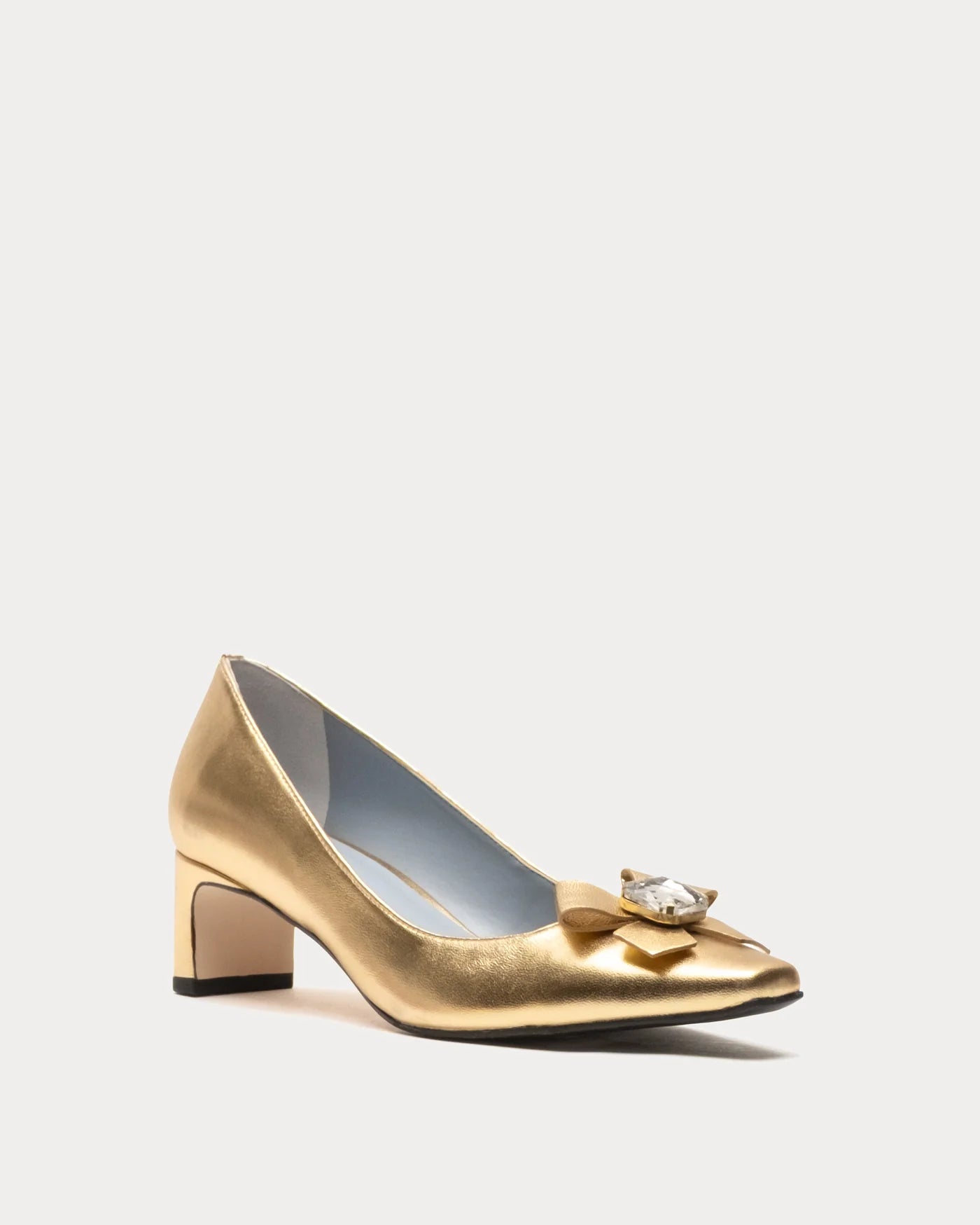Diana Metallic Heel - Gold