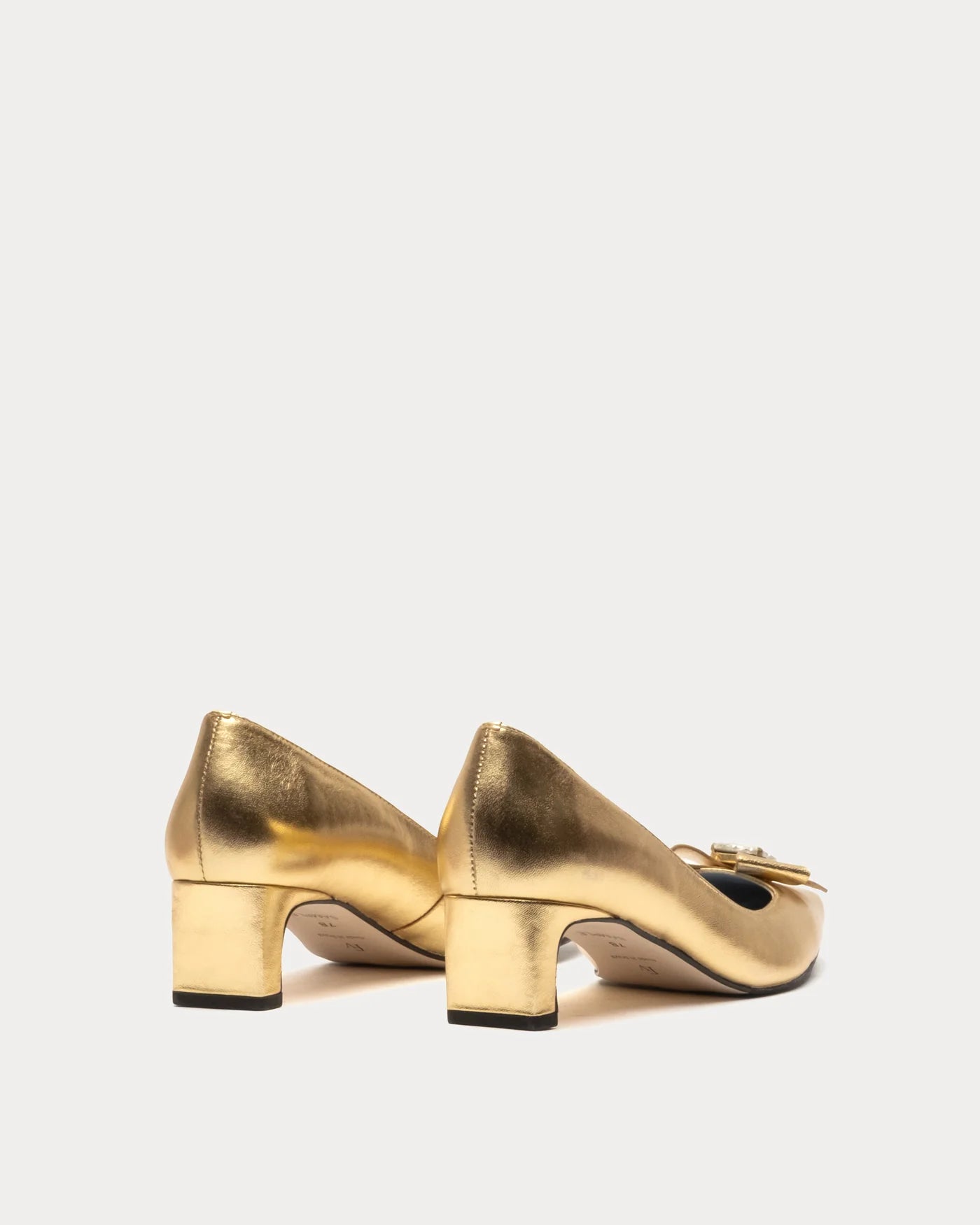 Diana Metallic Heel - Gold