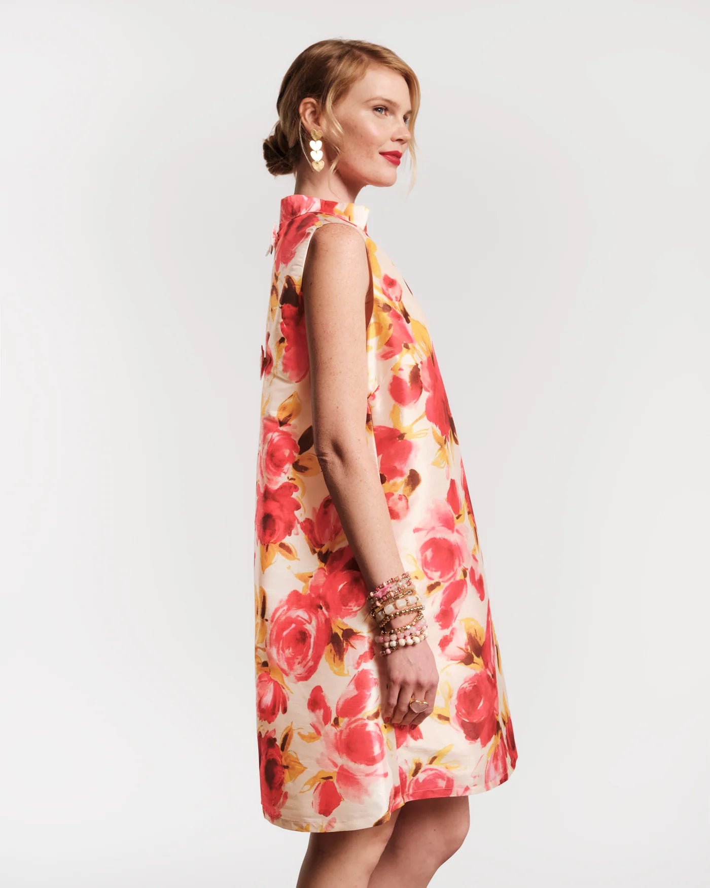 Diplomat Mini Dress - English Rose