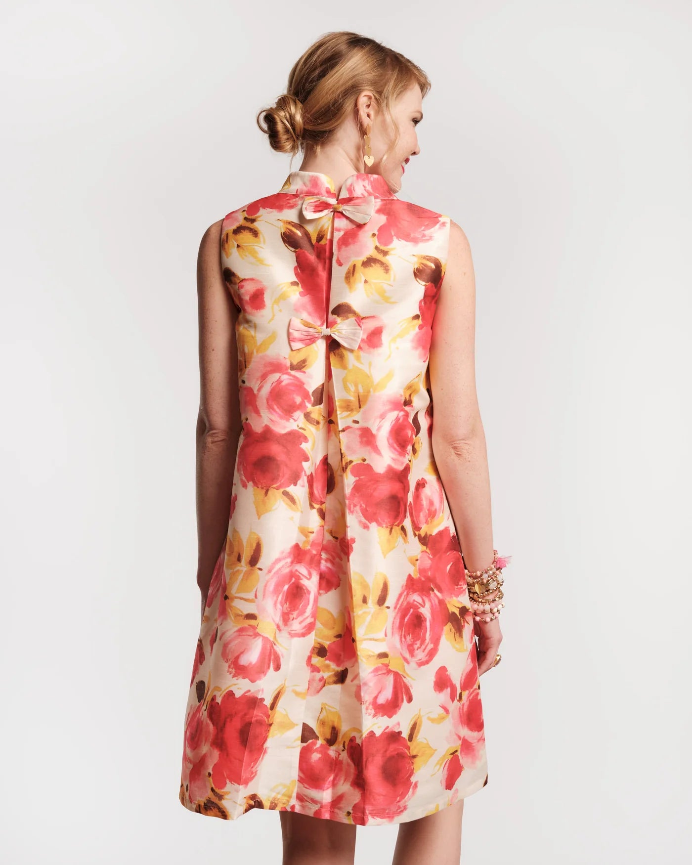 Diplomat Mini Dress - English Rose