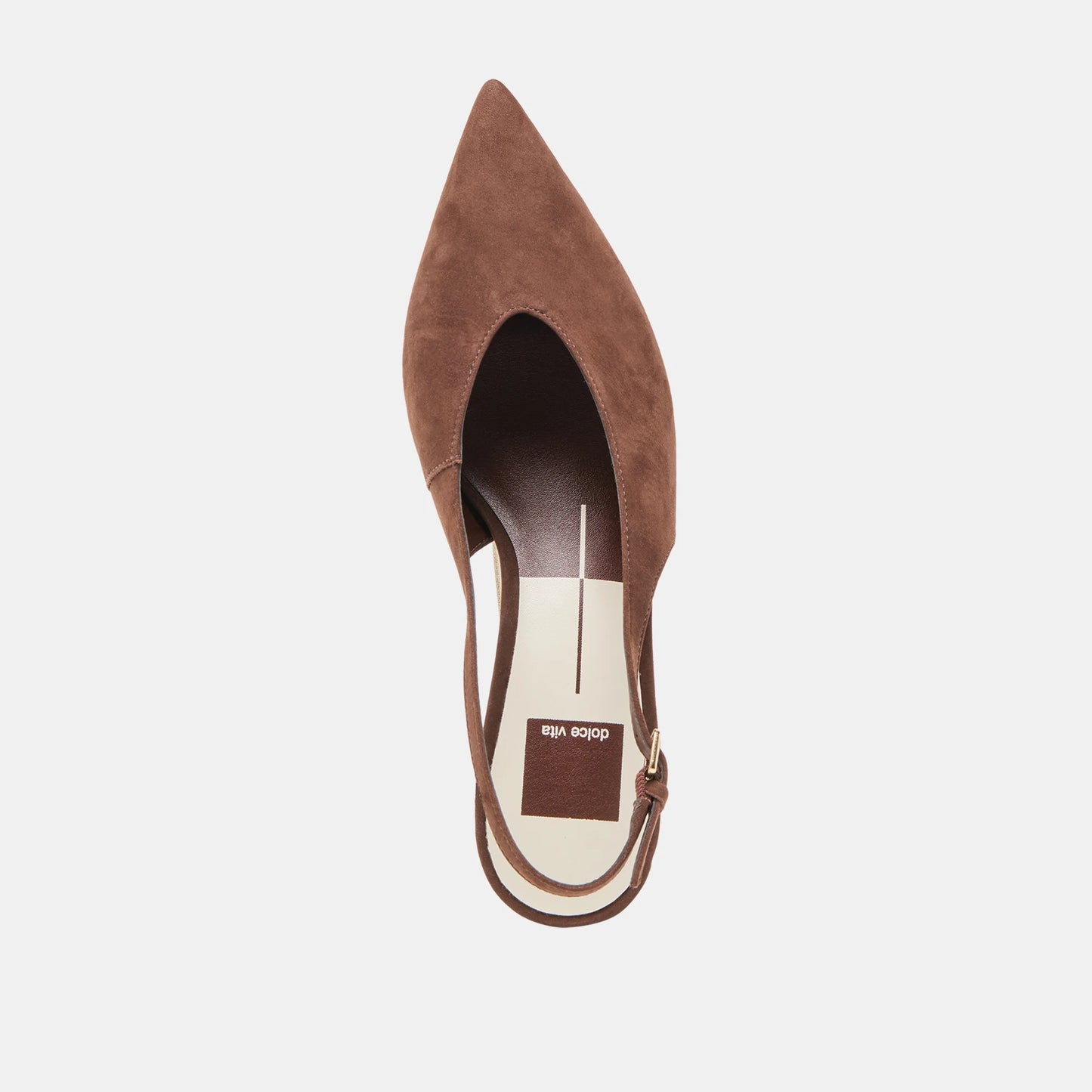 Alenna Heels - Dark Brown Suede