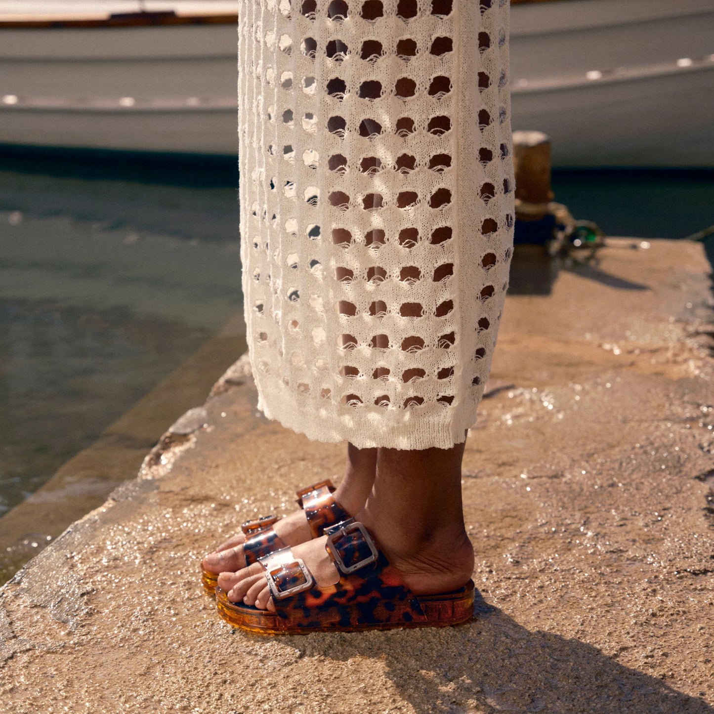 Julio Vinyl Sandal - Tortoise