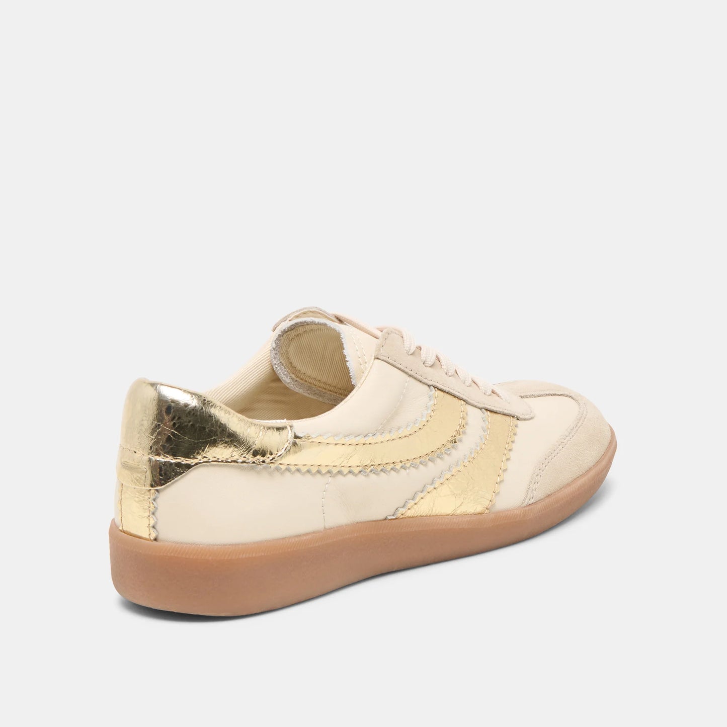 Merit Sneakers - White Gold Leather
