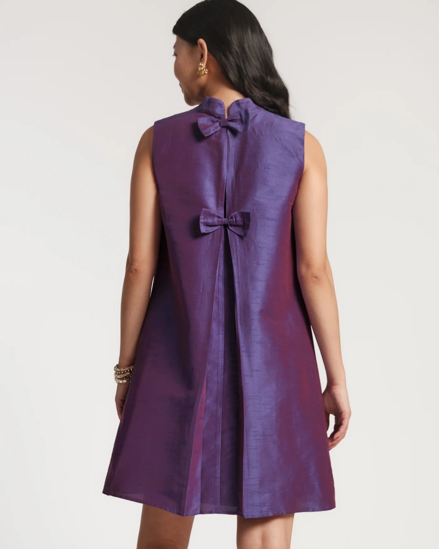 Sleeveless Diplomat Mini Dress - Violet