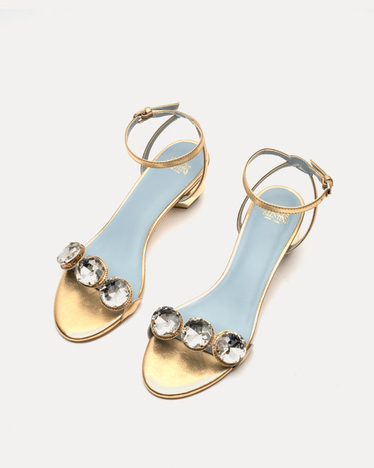 Beatrix Heel - Platino
