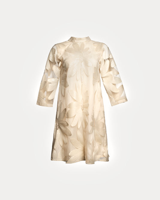 Diplomat Mini Dress - Oyster