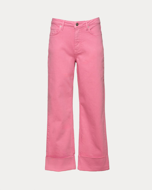 Smarty Cuffed Jeans - Pink