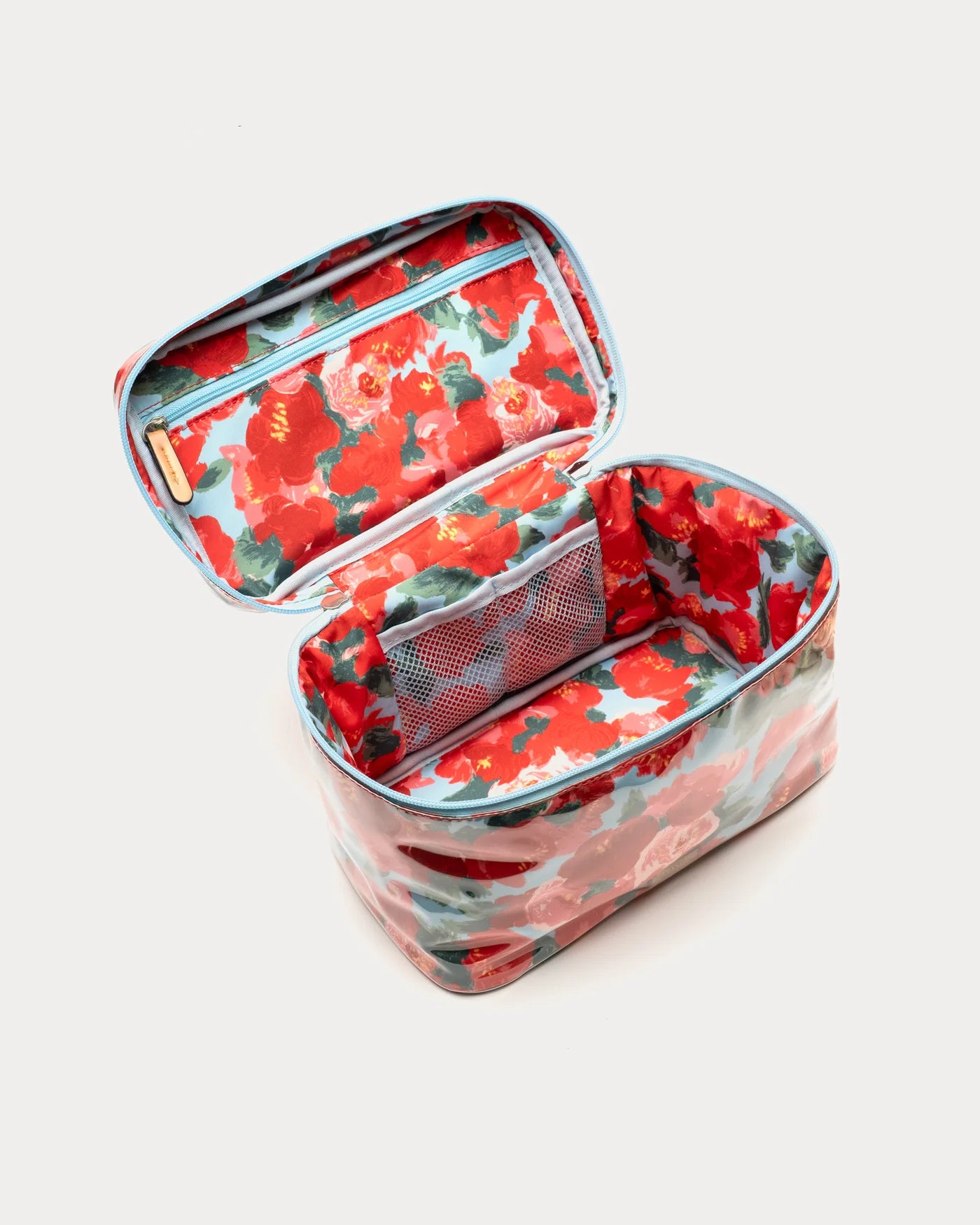 Train Case Cosmetic - Signature Peony
