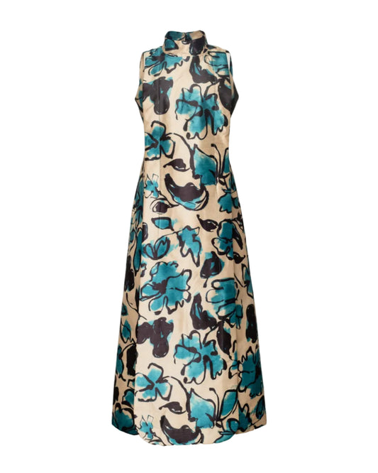 Carlyle Maxi Dress - Abstract Meadow
