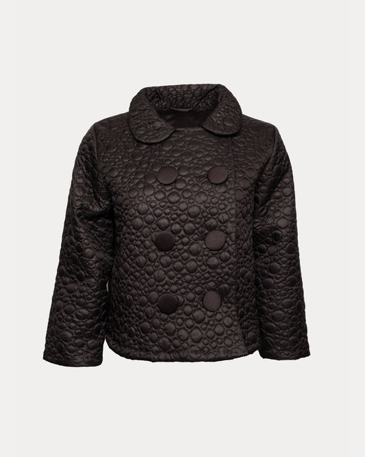 Ginger Jacket Bubbly Quilt - Black