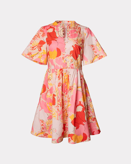 Nancy Dress Wild Tulip - Pink/Multi