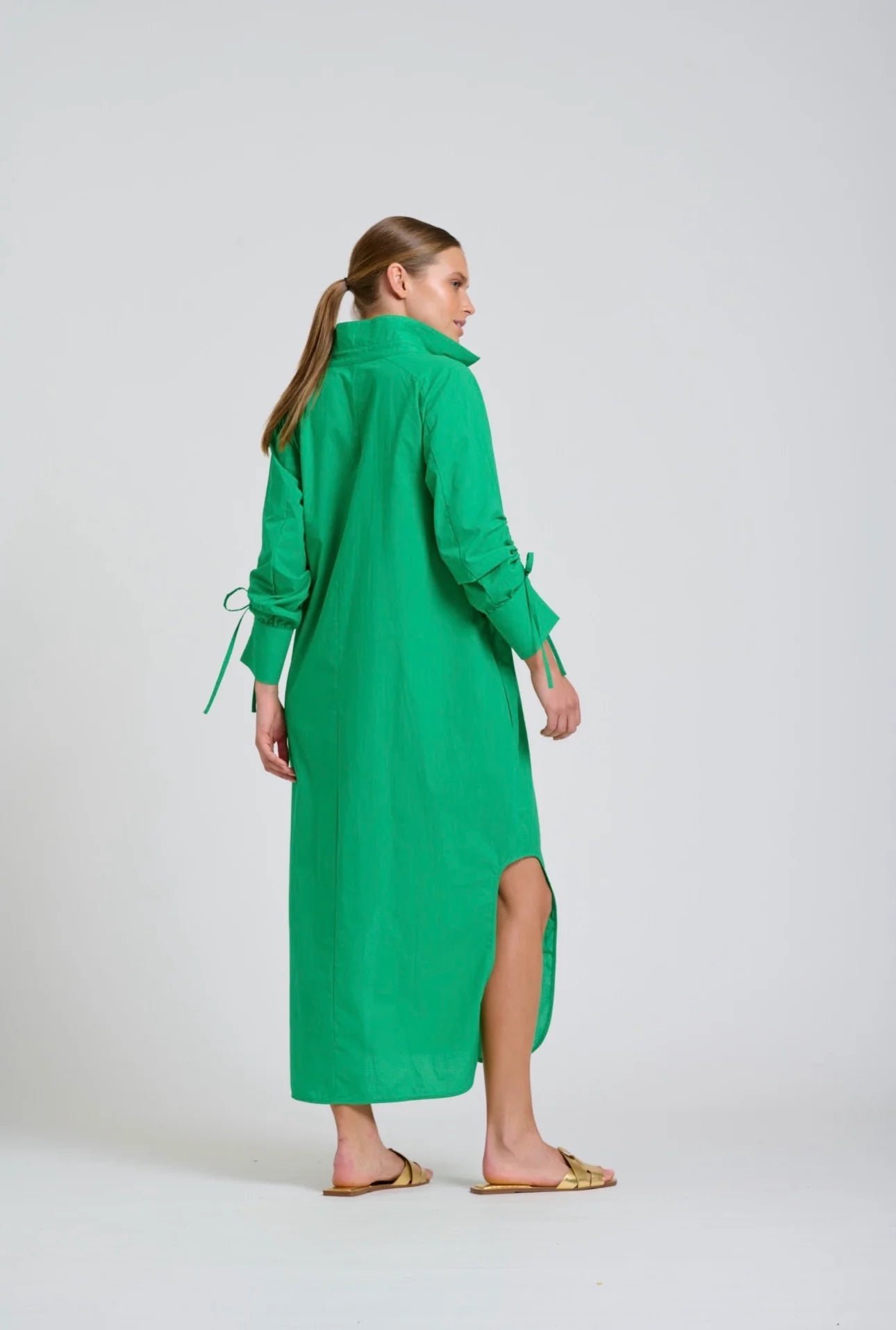 Millie Dress - Bright Green