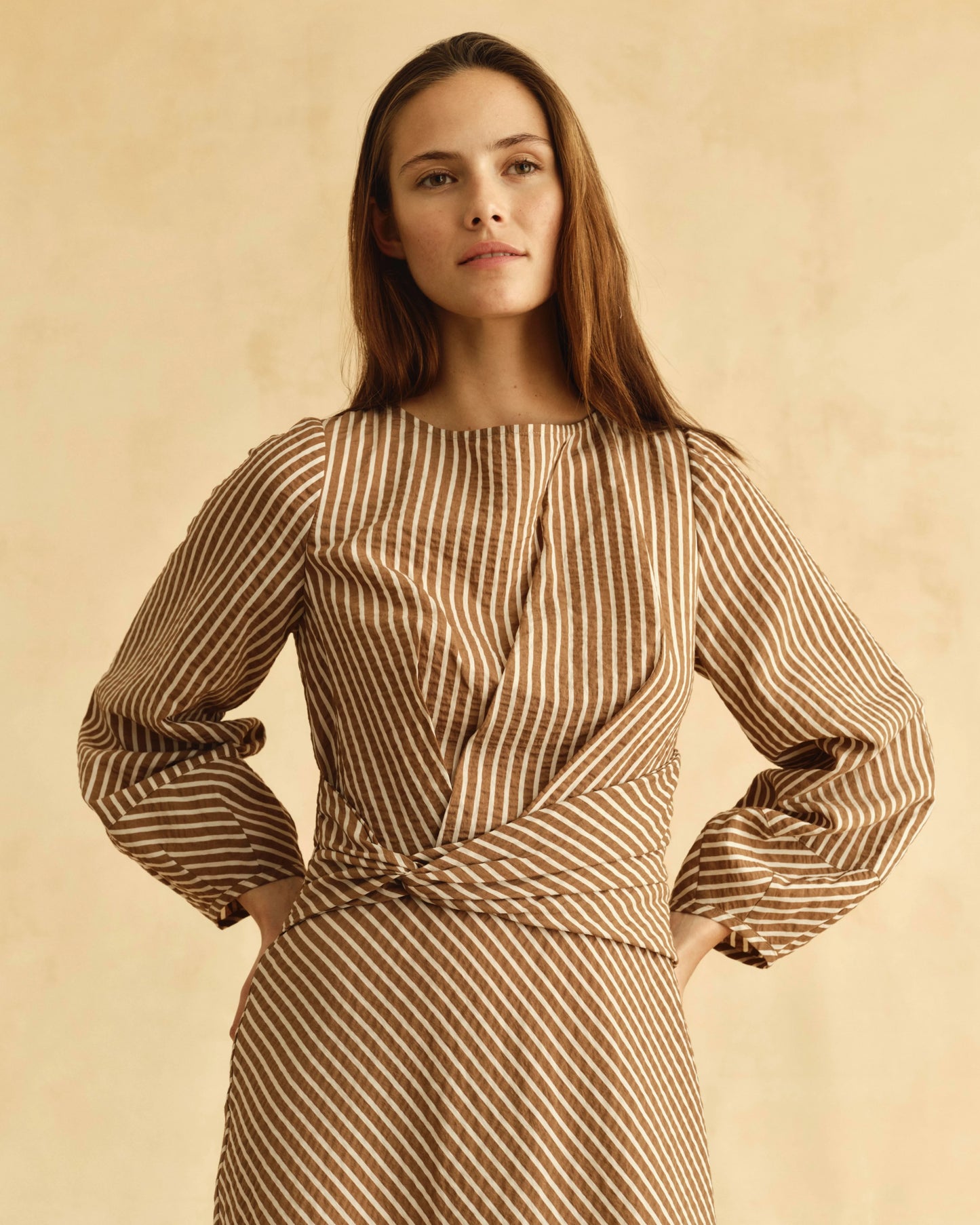 Sadie Dress - Winnetka Stripe