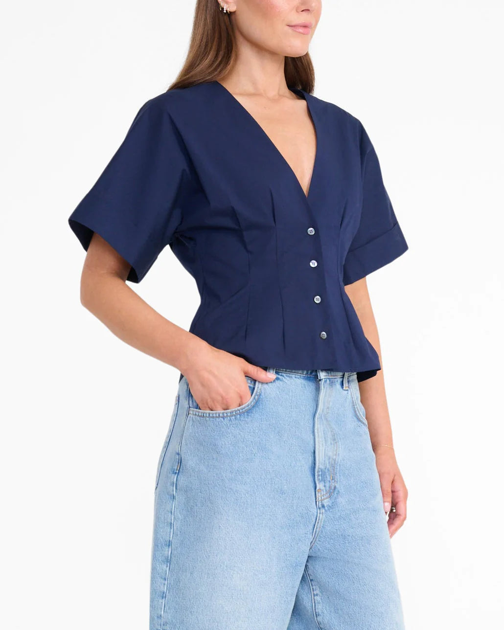 Elle Top - Navy