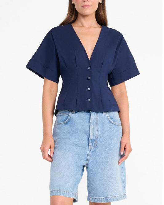 Elle Top - Navy