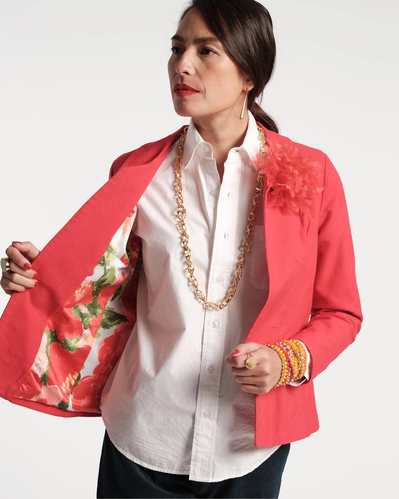 Elle Blazer - Red